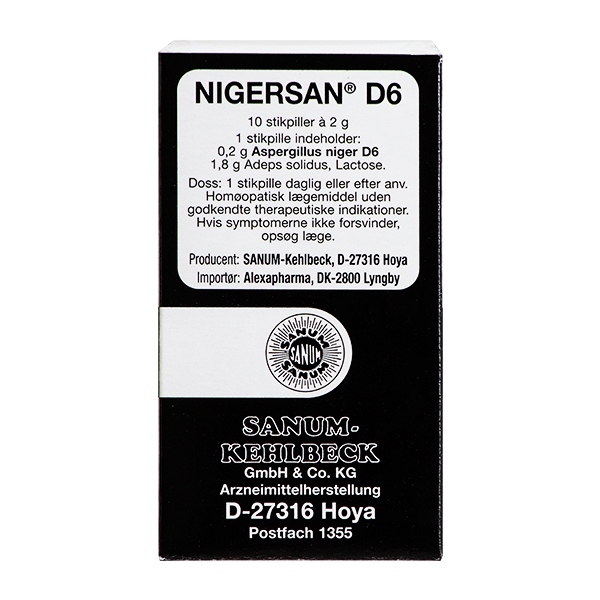 Nigersan D6 Sanum 10 stikpiller