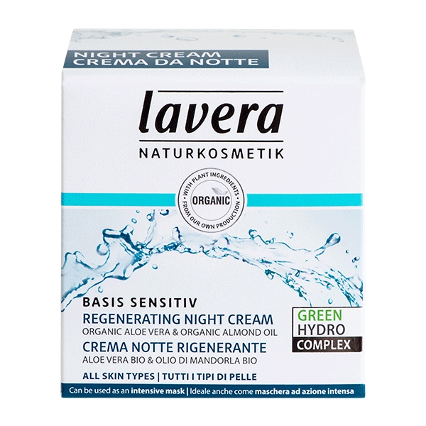 Night Cream Regenerating Basis Sensitive Lavera 50 ml