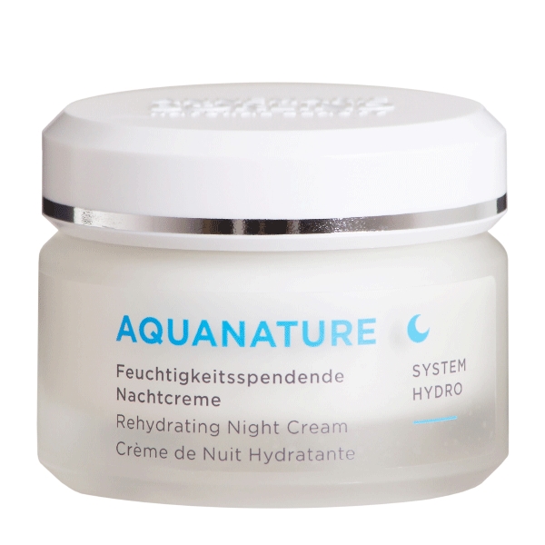 Night Cream Rehydrating AquaNature 50 ml økologisk