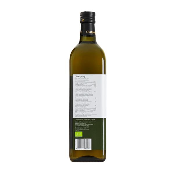 Olive Oil Extra Virgin Clearspring 1 liter økologisk