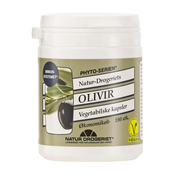 Olivir Olivenblad 180 vegetabilske kapsler