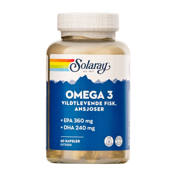 Omega 3 Solaray 60 kapsler