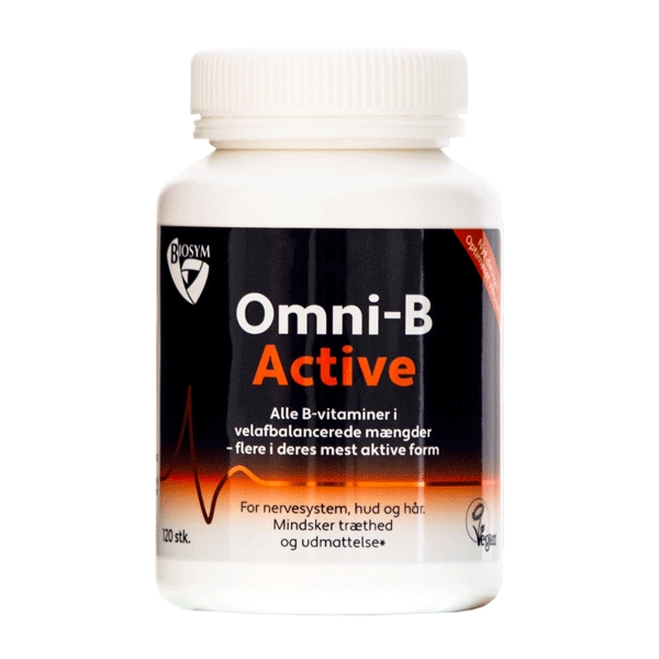 Omni-B Active 120 vegetabilske kapsler