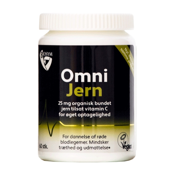 OmniJern 25 mg Biosym 60 vegetabilske kapsler