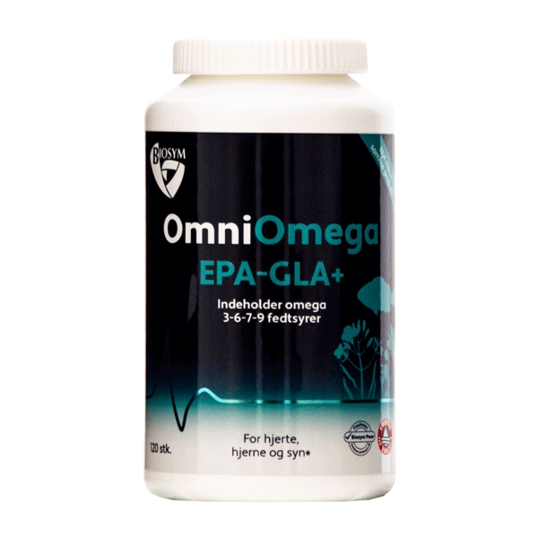 OmniOmega EPA-GLA+ 120 kapsler