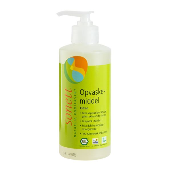 Opvaskemiddel Citron Sonett 300 ml økologisk