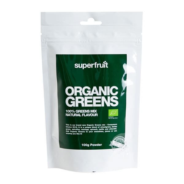 Organic Greens Superfruit 100 g økologisk
