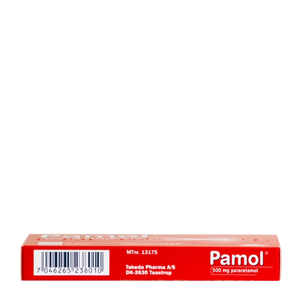Pamol 500 mg Paracetamol 10 tabletter