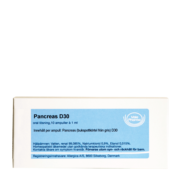 Pancreas D30 10 drikkeampuller