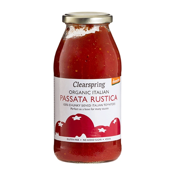 Passata Rustica Demeter Clearspring 510 g økologisk