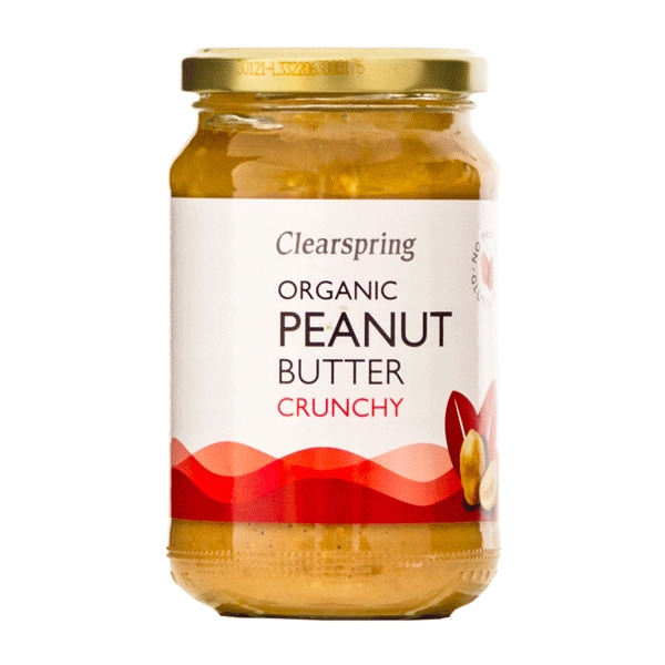 Peanut Butter Crunchy Clearspring 350 g økologisk