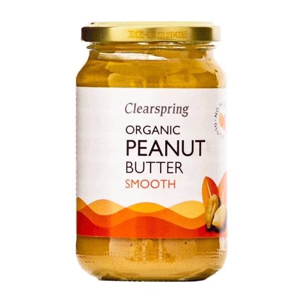 Peanut Butter Smooth Clearspring 350 g økologisk