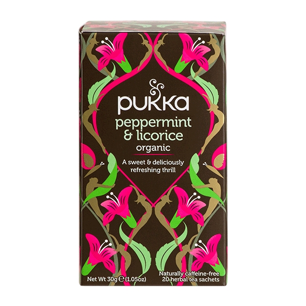 Peppermint and Licorice Pukka 20 breve økologisk