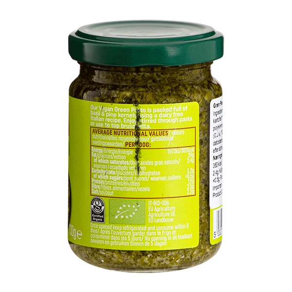 Pesto Grøn Bonsan 130 g økologisk