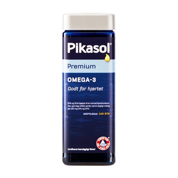 Pikasol Premium Omega 3 140 kapsler