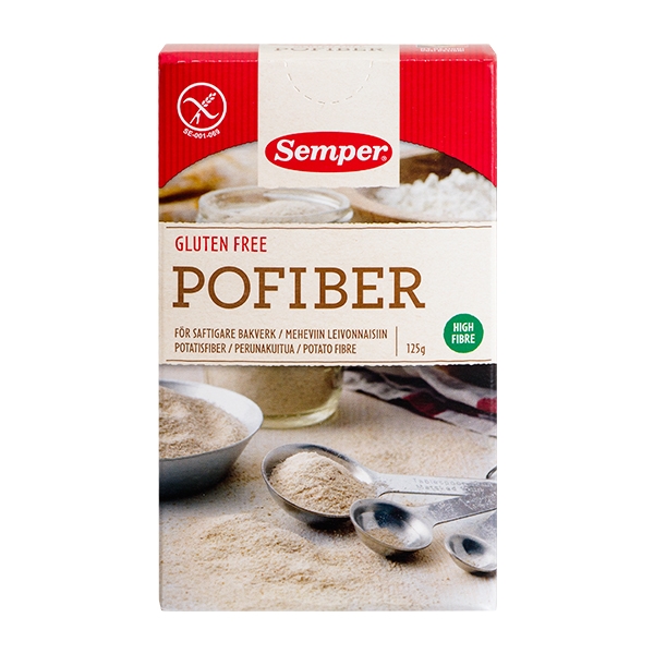 Pofiber Kartoffelfiber Semper glutenfri 125 g