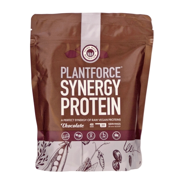 Protein Chocolate Synergy Plantforce 400 g