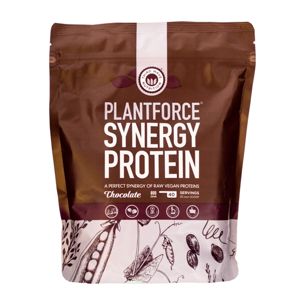 Protein Chocolate Synergy Plantforce 800 g