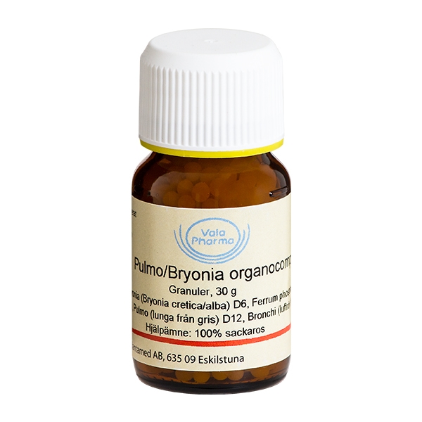 Pulmo/Bryonia organocomp globuli granuler 30 g