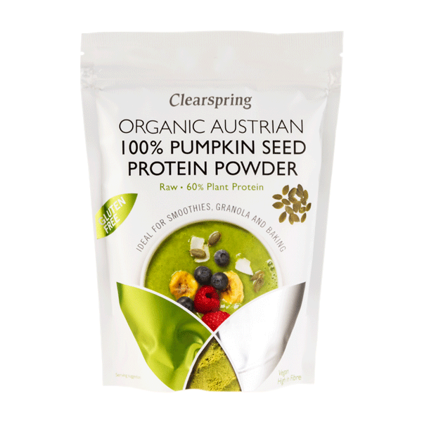 Pumpkin Seed Protein Powder Clearspring 350 g økologisk restsalg
