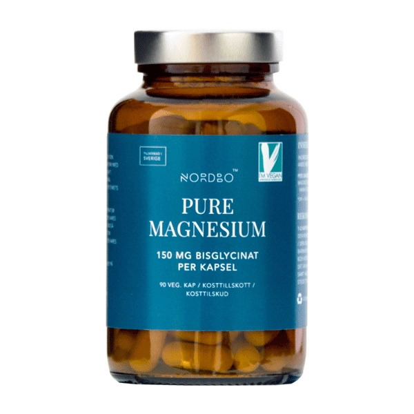 Pure Magnesium Nordbo 90 vegetabilske kapsler