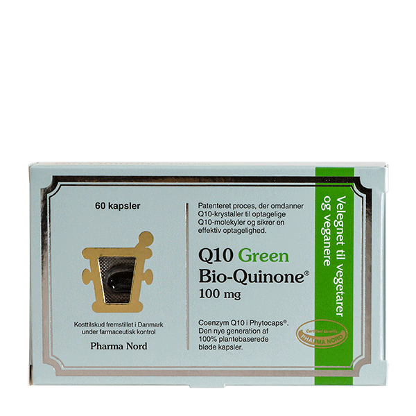 Q10 Green Bio-Quinone 100 mg 60 vegetabilske kapsler