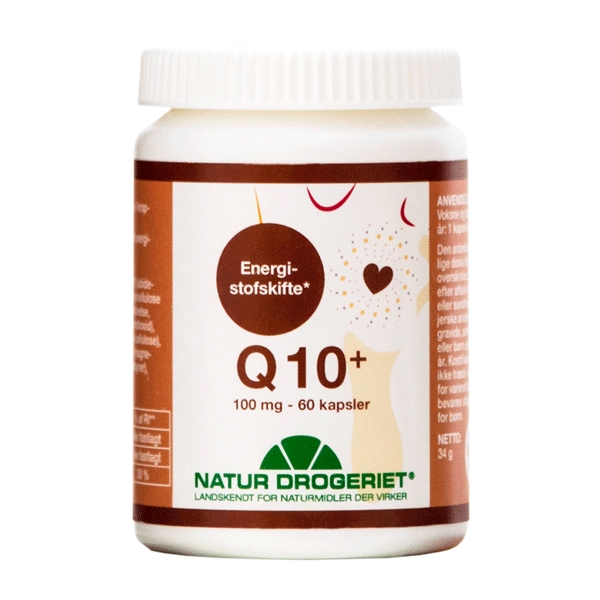Q10+ 100 mg 60 vegetabilske kapsler