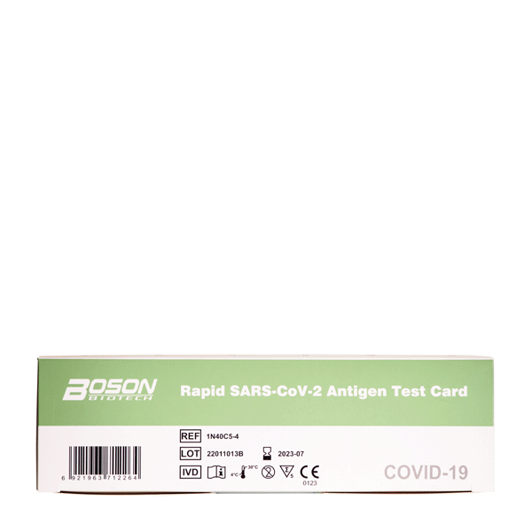 Rapid SARS coV-2 Antigen Test Card Boson 5 stk