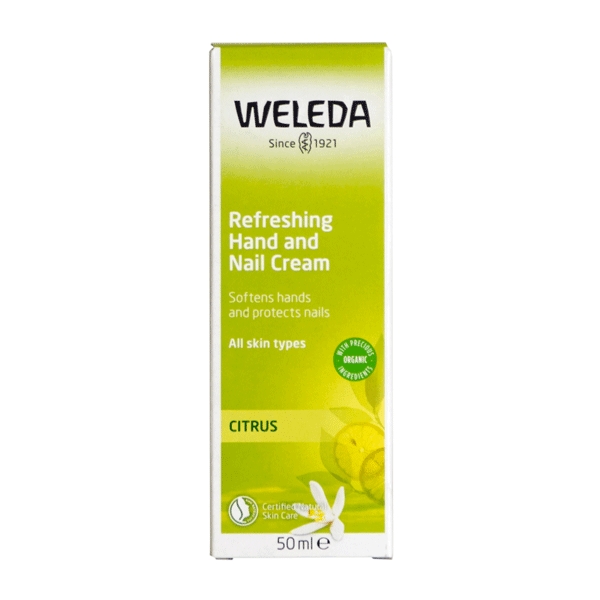 Refreshing Hand and Nail Cream Citrus Weleda 50 ml