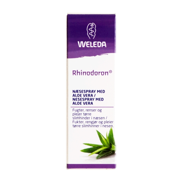 Automatisk sindsyg at ringe Rhinodoron Næsespray Aloe Vera Weleda 20 ml