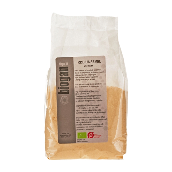 Rød Linsemel 500 g økologisk