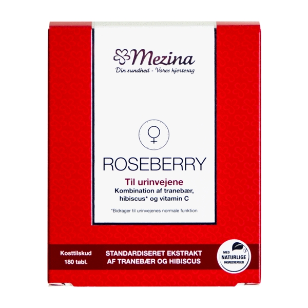 Roseberry til Urinvejene180 tabletter