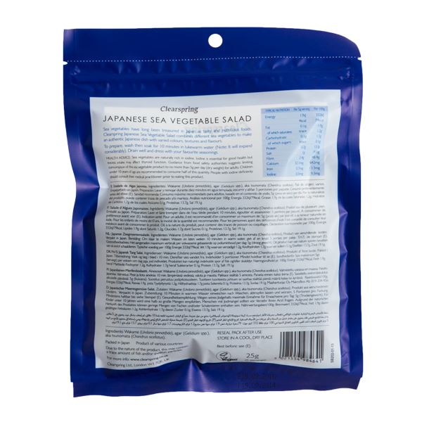Sea Vegetable Salad Japanese Clearspring 25 g