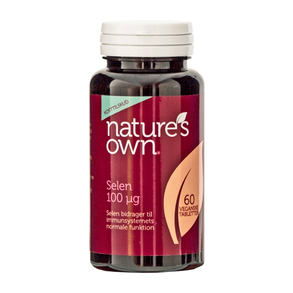 Selen 100 mcg Natures Own 60 tabletter