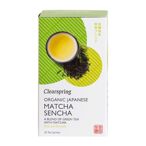 Sencha Matcha Clearspring 20 breve økologisk