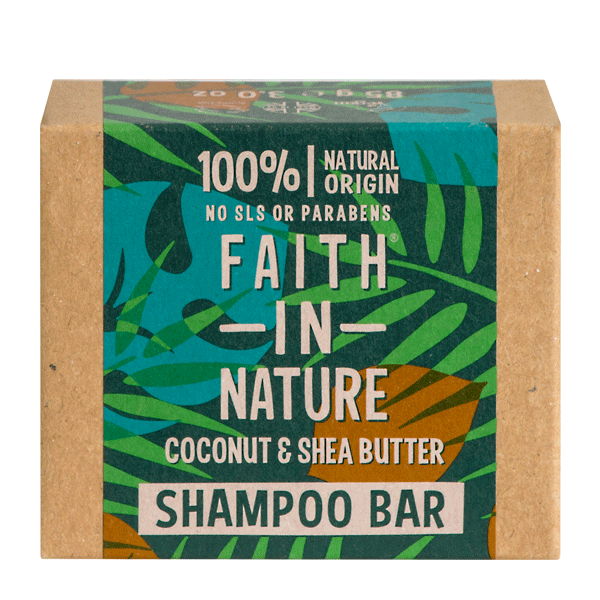 Shampoo Bar Coconut & Shea Butter Faith in Nature 85 g