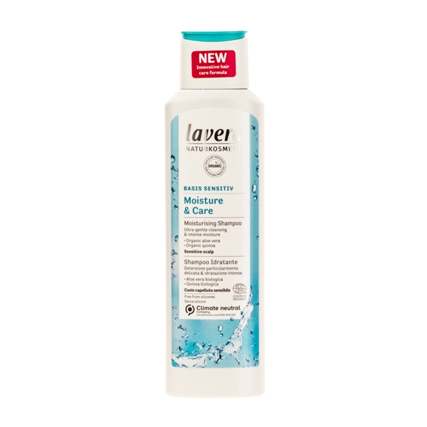 Shampoo Moisture & Care Basis Sensitiv Lavera 250 ml