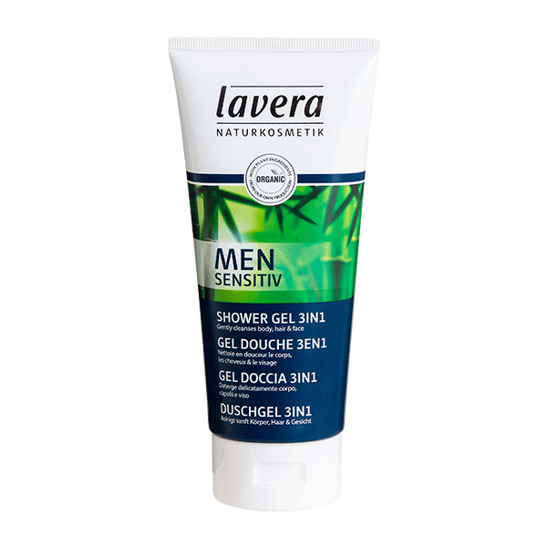 Shower Gel 3 in 1 Men Sensitive Lavera 200 ml