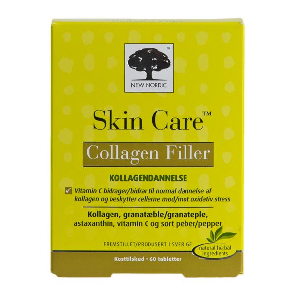 Skin Care Collagen Filler 60 tabletter