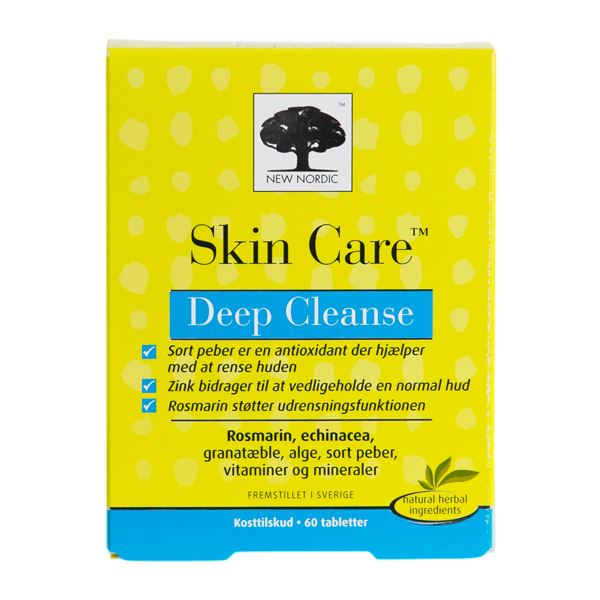 Skin Care Deep Cleanse 60 tabletter