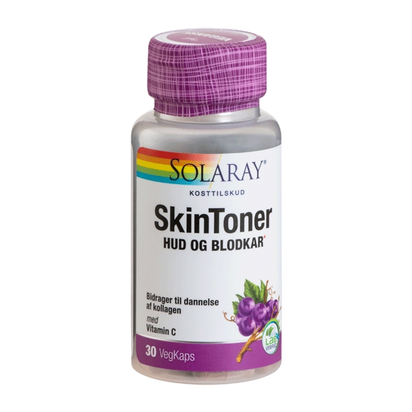 SkinToner Hud og Blodkar Solaray 30 VegKaps