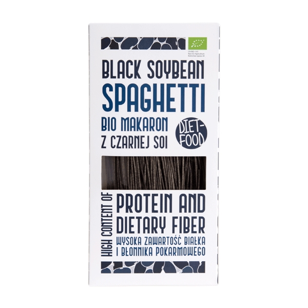 Sort Soja Spaghetti Diet Food 200 g økologisk