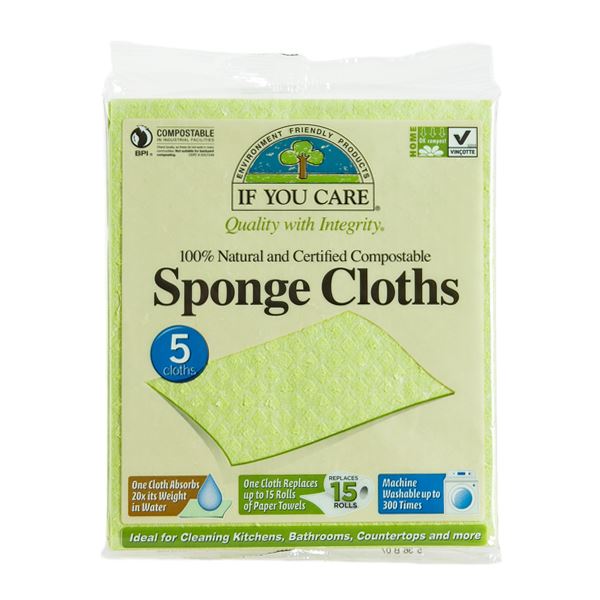 Sponge Cloth If You Care 5 stk.