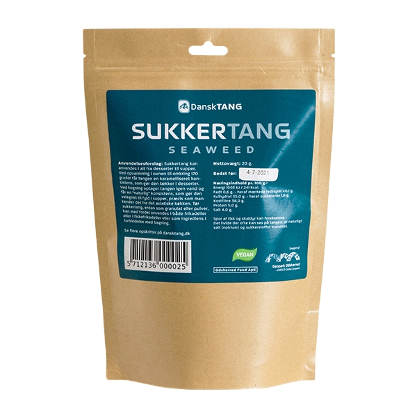 Sukkertang Tørret Dansk 20 g