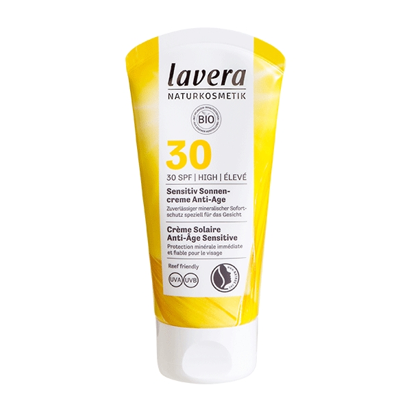 Sun Cream Anti-Ageing Sensitiv SPF30 Lavera 50 ml