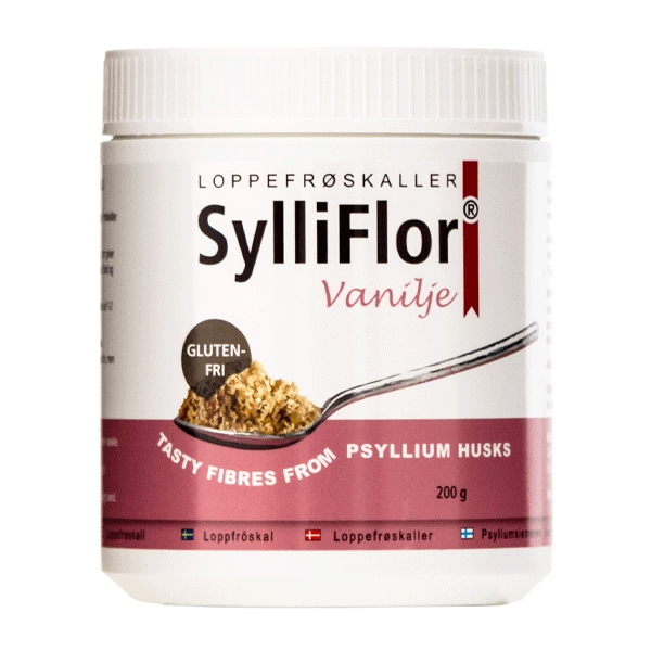SylliFlor Vanilje Loppefrøskaller 200 g