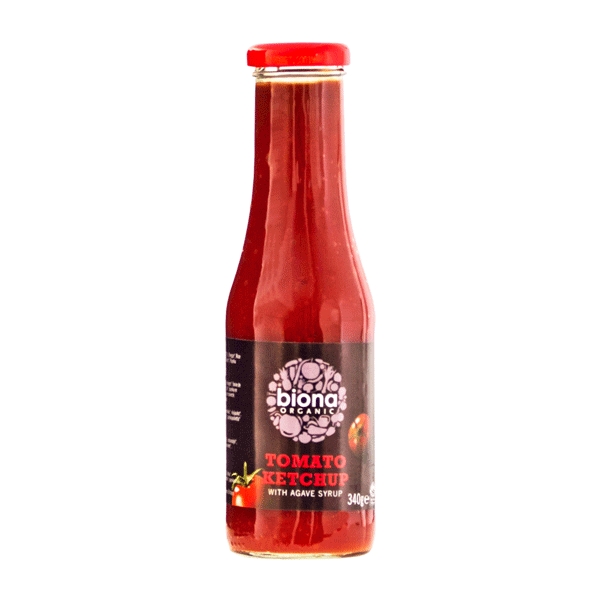 Tomato Ketchup with Agave Syrup Biona 340 g økologisk