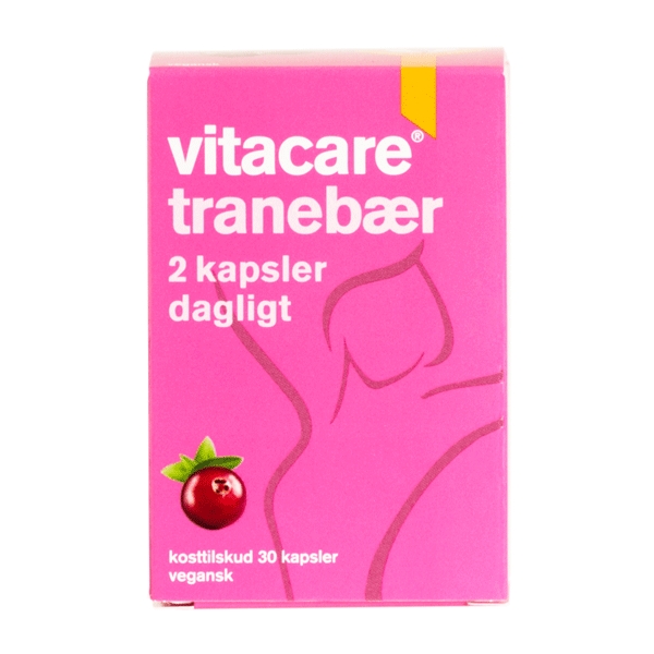 Tranebær Vitacare 30 kapsler