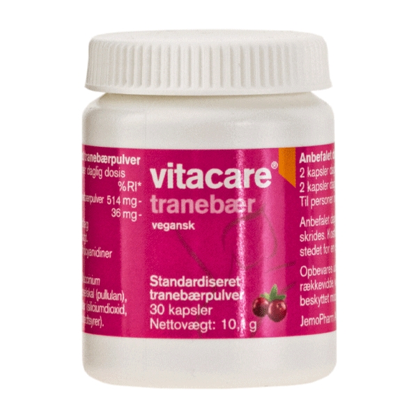 Tranebær Vitacare 30 kapsler
