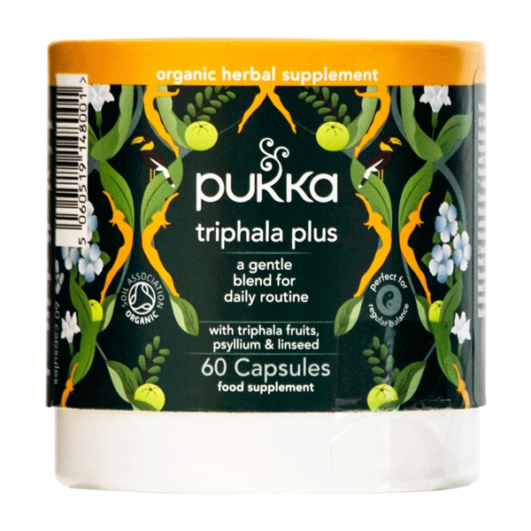 Triphala Plus Pukka 60 vegetabilske kapsler økologisk